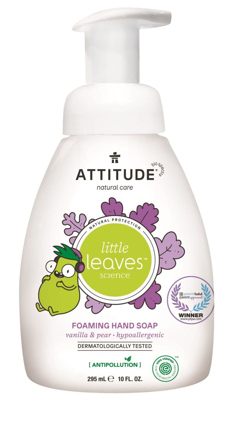 ATTITUDE Little leaves Dětské pěnivé mýdlo na ruce vanilka hruška 295 ml