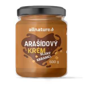 Allnature Arašídový krém slaný karamel 500 g