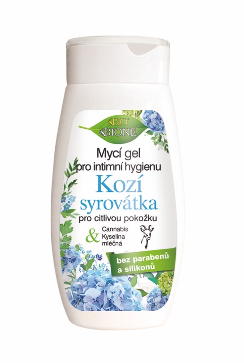 BIO BIONE Kozí syrovátka Mycí gel pro intimní hygienu 260 ml