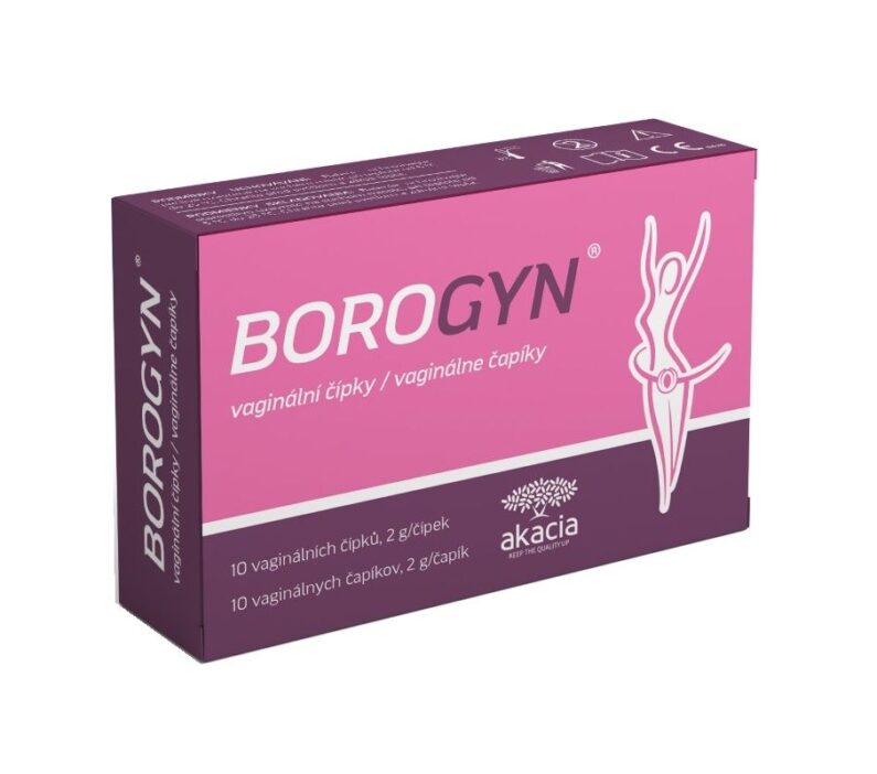 Borogyn vaginální čípky 10x2 g
