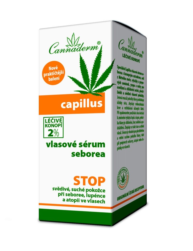 Cannaderm Capillus Vlasové sérum seborea 40 ml