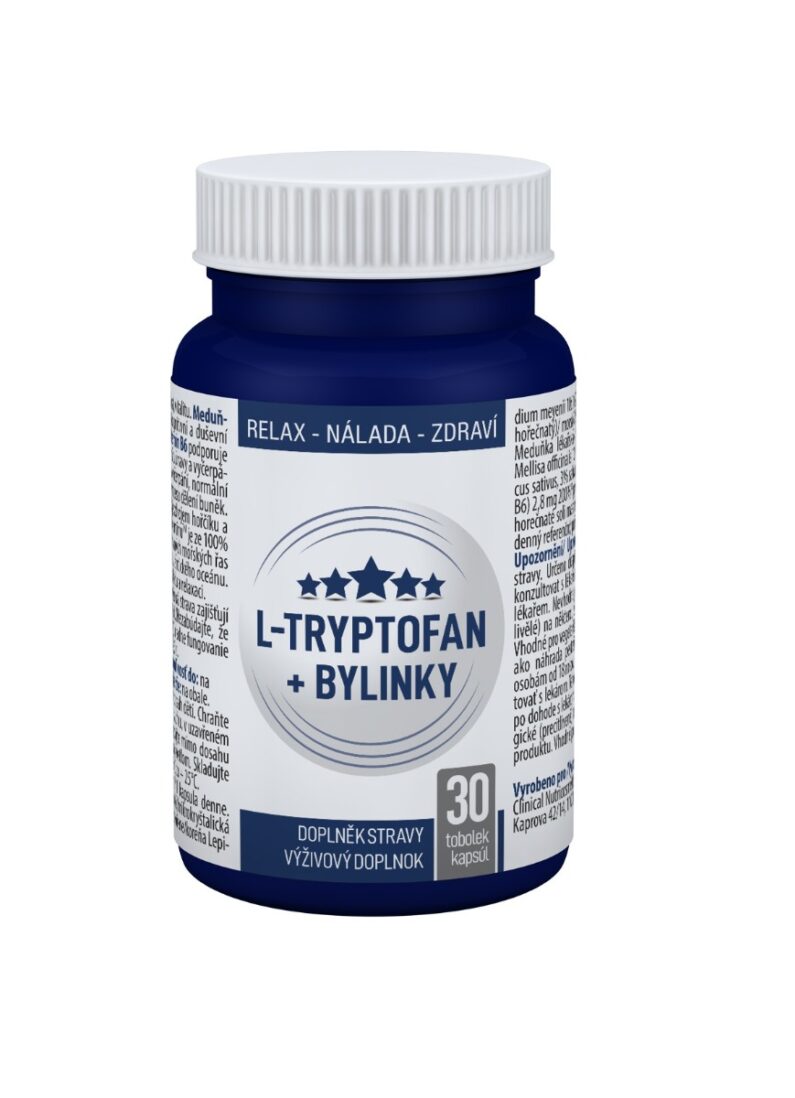 Clinical L-Tryptofan + bylinky 30 tobolek