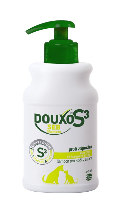 Douxo S3 Seb šampon pro psy a kočky 200 ml