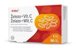 Dr. Max Železo + Vit. C 90 tablet