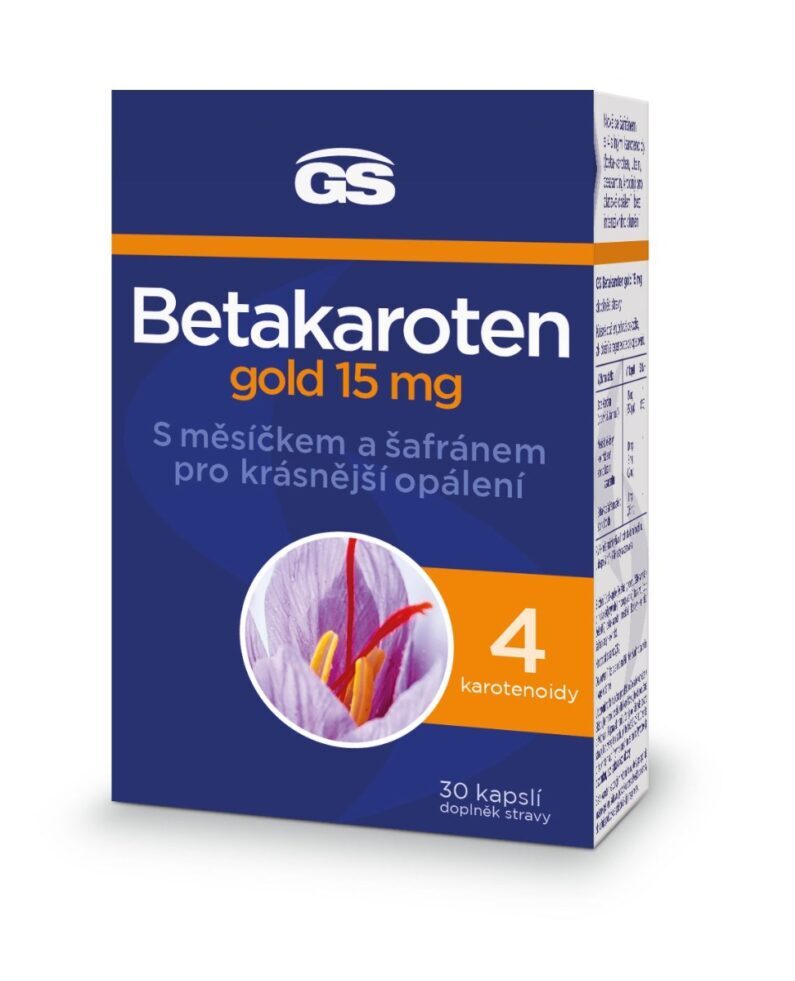 GS Betakaroten gold 15 mg 30 kapslí