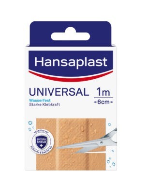 Hansaplast Universal 1 m x 6 cm voděodolná náplast 1 ks