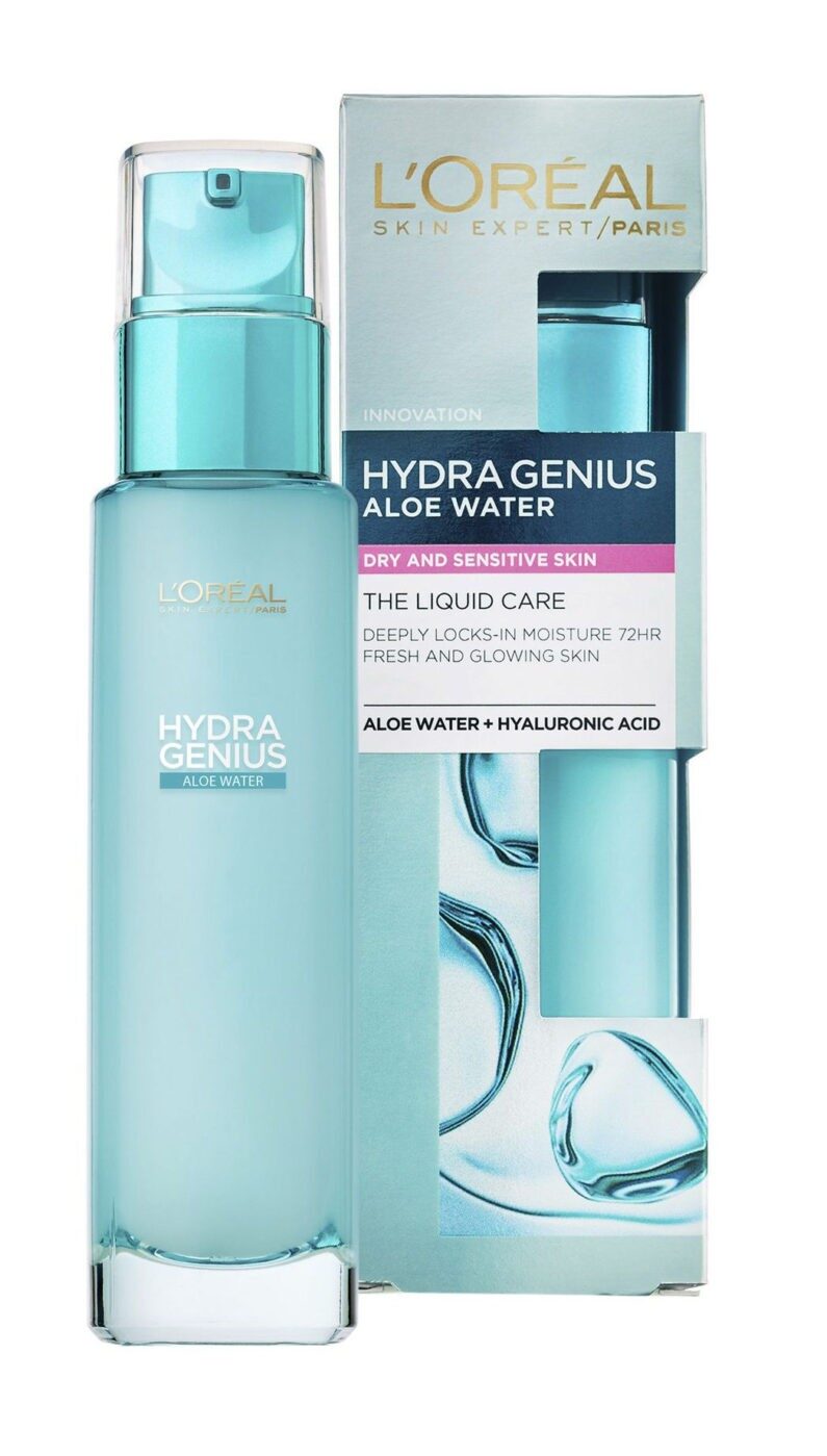 Loréal Paris Hydra Genius Water hydratační péče pro suchou až citlivou pleť 70 ml