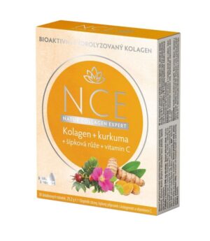 Naturprodukt NCE kolagen + kurkuma + šípková růže + vitamin C 30 tobolek
