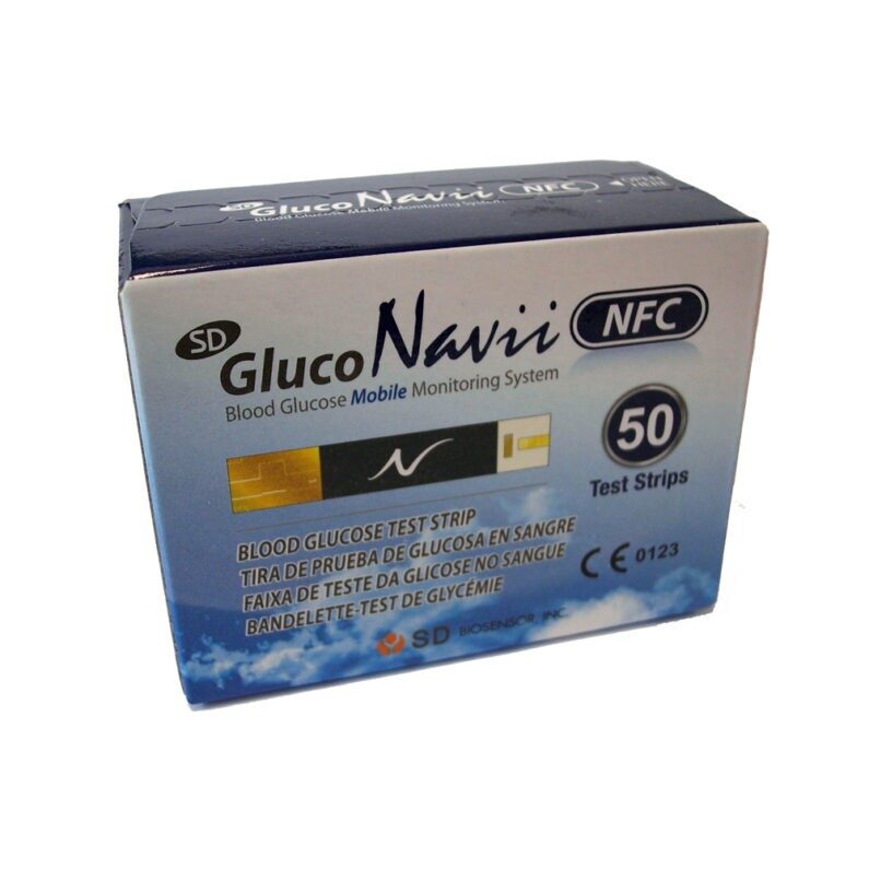 SD-GlucoNavii NFC testovací proužky do glukometru 50 ks