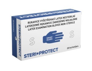 Steriwund Rukavice vyšetřovací latex nesterilní vel. S 20 ks