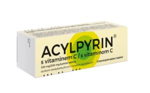 Acylpyrin s vitaminem C 320 mg/200 mg 12 šumivých tablet