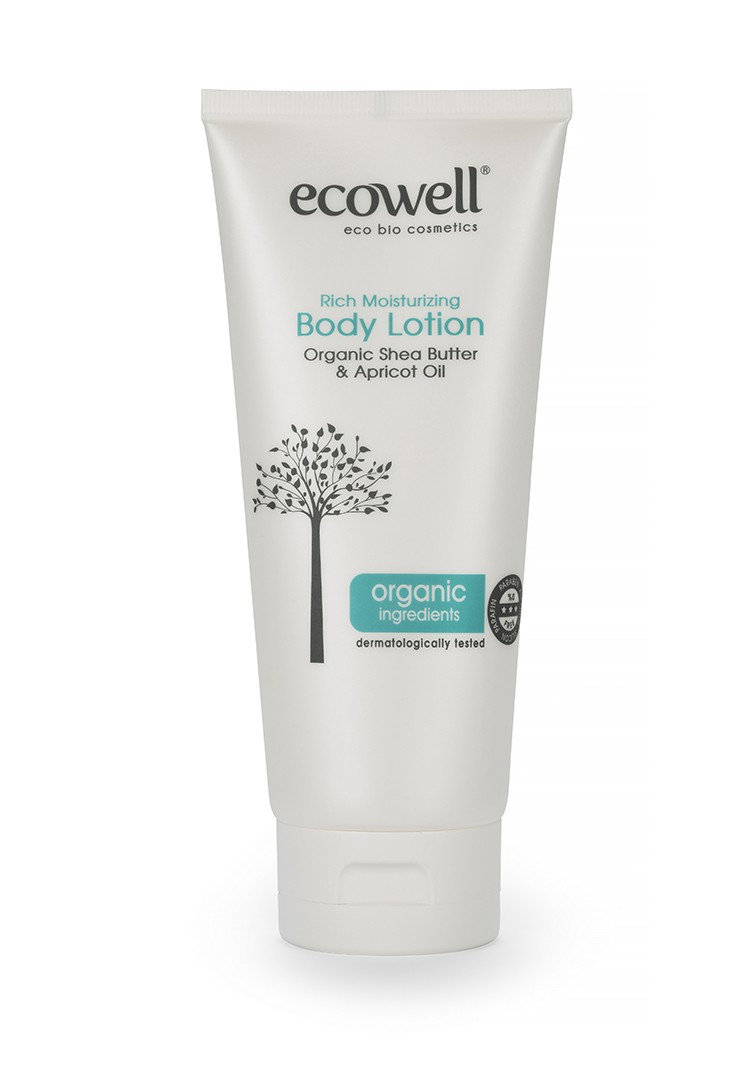 Ecowell Tělové zvlhčující výživné mléko BIO 200 ml