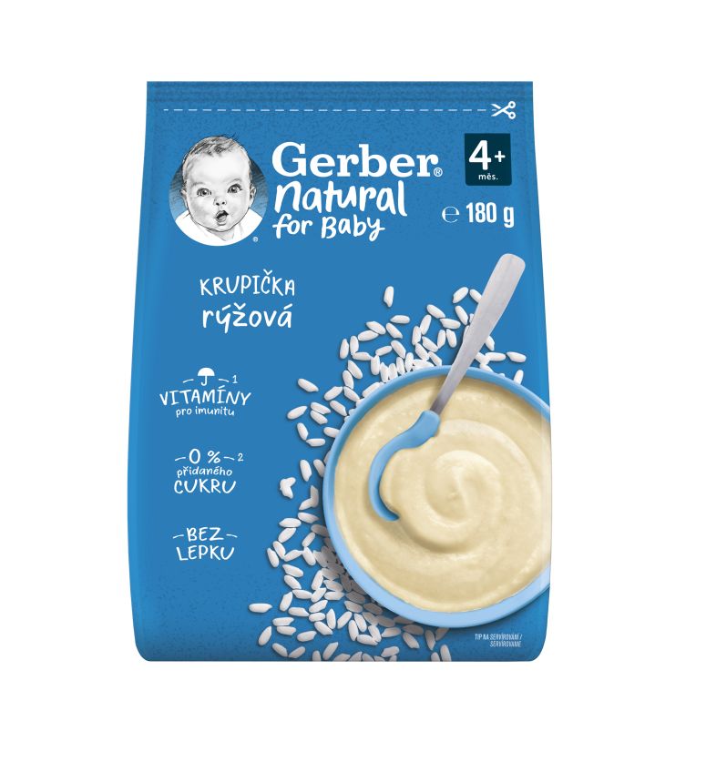 Gerber Natural for Baby Rýžová krupička 180 g