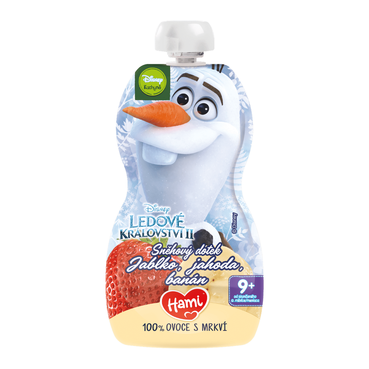 Hami Disney Frozen Jahoda Olaf 9+ ovocná kapsička 110 g