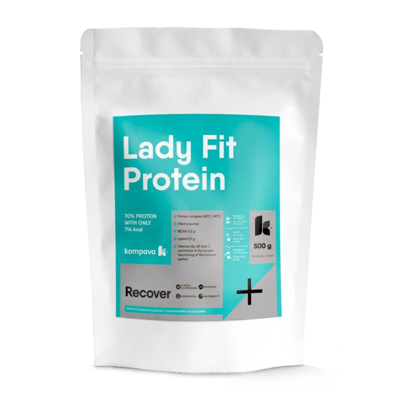 KOMPAVA Lady Fit Protein vanilka-smetana 500 g