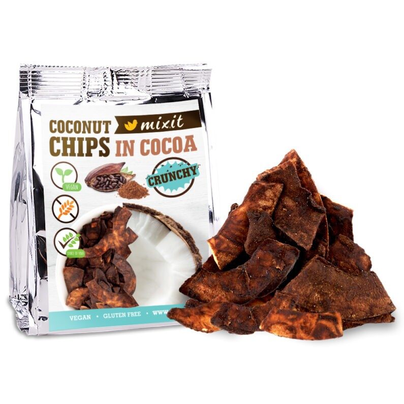 Mixit Kokosové chipsy kakao 60 g