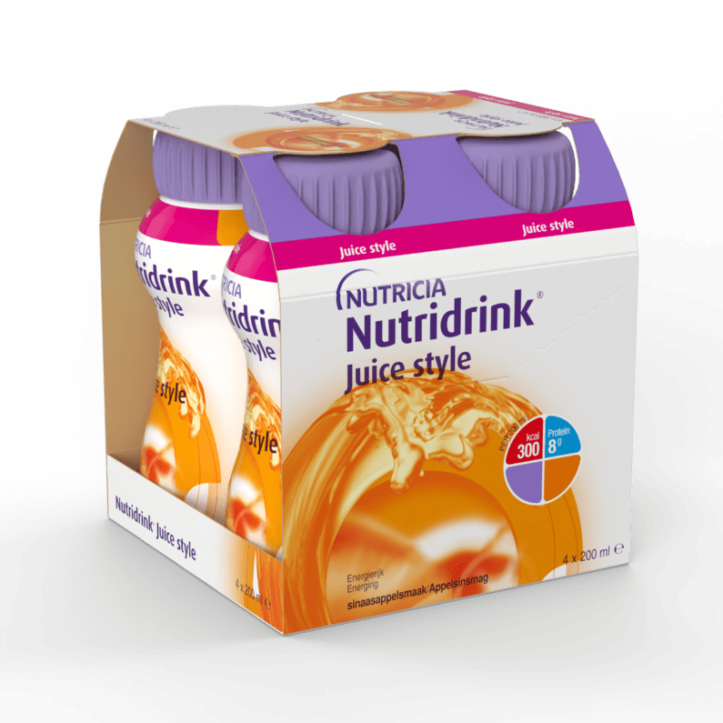 Nutridrink Juice Style pomeranč 4x200 ml