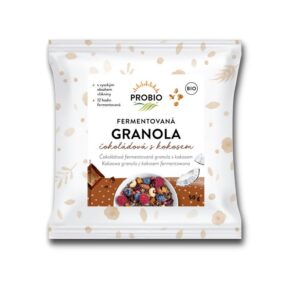 PROBIO Műsli křupavé granola fermentovaná čokoládová s kokosem BIO 50 g
