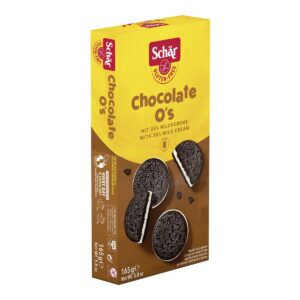 SCHÄR Chocolate Os kakaové sušenky s mléčnou náplní bez lepku 165 g