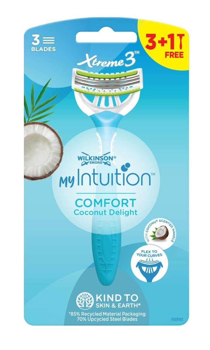 Wilkinson MY Intuition Comfort Coconut Delight jednorázový holicí strojek 3+1 ks