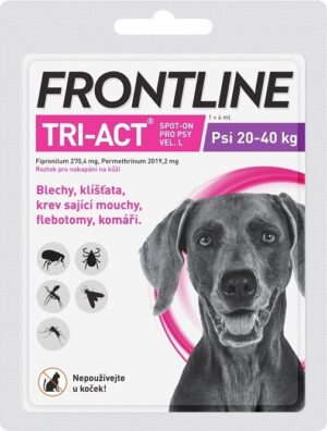 Frontline Tri-Act psi 20-40kg spot-on pipeta 1x4ml